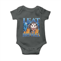 Possum Meme Baby Onesie I Eat Drywall Opossum Funny Weird Cursed Internet Memes - Wonder Print Shop