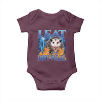 Possum Meme Baby Onesie I Eat Drywall Opossum Funny Weird Cursed Internet Memes - Wonder Print Shop