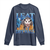 Possum Meme Long Sleeve Shirt I Eat Drywall Opossum Funny Weird Cursed Internet Memes - Wonder Print Shop