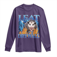 Possum Meme Long Sleeve Shirt I Eat Drywall Opossum Funny Weird Cursed Internet Memes - Wonder Print Shop