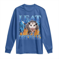 Possum Meme Long Sleeve Shirt I Eat Drywall Opossum Funny Weird Cursed Internet Memes - Wonder Print Shop