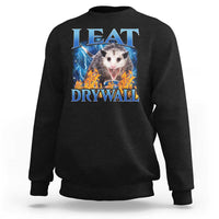 Possum Meme Sweatshirt I Eat Drywall Opossum Funny Weird Cursed Internet Memes - Wonder Print Shop