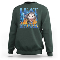 Possum Meme Sweatshirt I Eat Drywall Opossum Funny Weird Cursed Internet Memes - Wonder Print Shop
