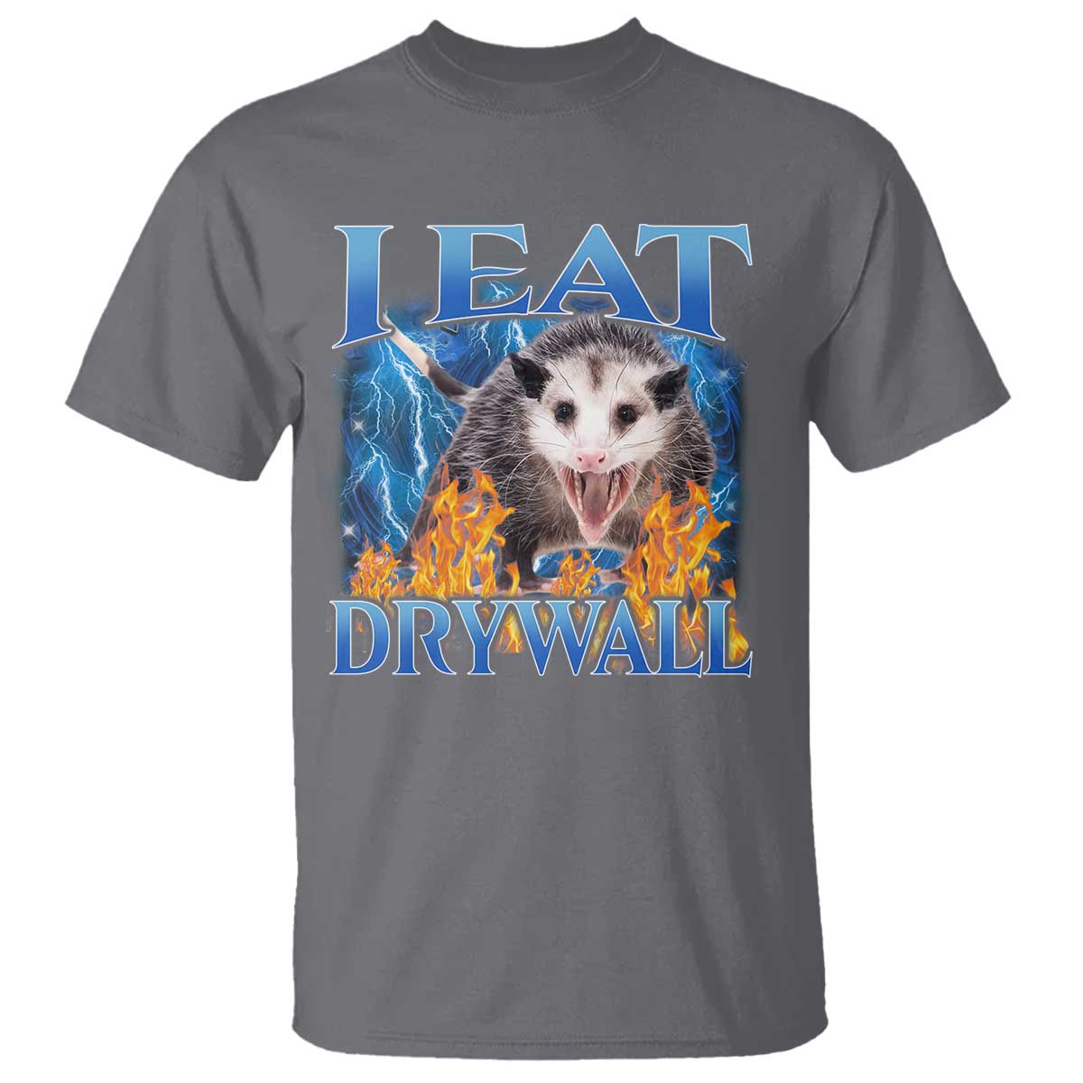 Possum Meme T Shirt I Eat Drywall Opossum Funny Weird Cursed Internet Memes - Wonder Print Shop