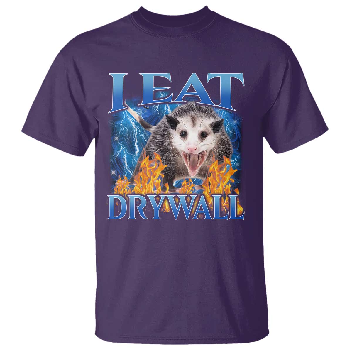 Possum Meme T Shirt I Eat Drywall Opossum Funny Weird Cursed Internet Memes - Wonder Print Shop