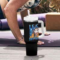 Possum Meme Tumbler With Handle I Eat Drywall Opossum Funny Weird Cursed Internet Memes - Wonder Print Shop