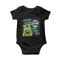 Funny Alien Raccoon Meme Baby Onesie Glerp Glorp Brainrot Stupid Gift - Wonder Print Shop