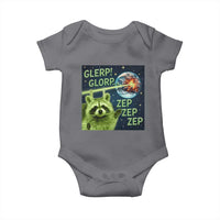 Funny Alien Raccoon Meme Baby Onesie Glerp Glorp Brainrot Stupid Gift - Wonder Print Shop