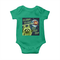 Funny Alien Raccoon Meme Baby Onesie Glerp Glorp Brainrot Stupid Gift - Wonder Print Shop