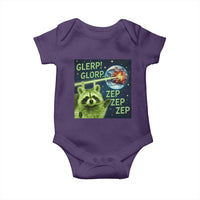 Funny Alien Raccoon Meme Baby Onesie Glerp Glorp Brainrot Stupid Gift - Wonder Print Shop