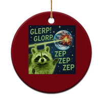 Funny Alien Raccoon Meme Ceramic Ornament Glerp Glorp Brainrot Stupid Gift - Wonder Print Shop