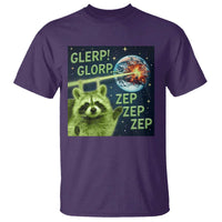 Funny Alien Raccoon Meme T Shirt Glerp Glorp Brainrot Stupid Gift - Wonder Print Shop