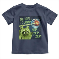 Funny Alien Raccoon Meme Toddler T Shirt Glerp Glorp Brainrot Stupid Gift - Wonder Print Shop