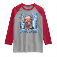 I Got That Dawg in Me Chihuahua Raglan Shirt Funny Ironic Meme Viral Quote - Wonder Print Shop