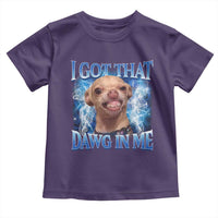 I Got That Dawg in Me Chihuahua Toddler T Shirt Funny Ironic Meme Viral Quote - Wonder Print Shop