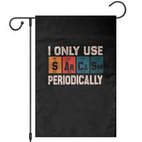 Sarcasm Periodic Table Garden Flag Element Weird Science Joke Gift - Wonder Print Shop