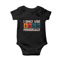Sarcasm Periodic Table Baby Onesie Element Weird Science Joke Gift - Wonder Print Shop