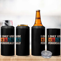 Sarcasm Periodic Table 4 in 1 Can Cooler Tumbler Element Weird Science Joke Gift - Wonder Print Shop
