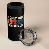 Sarcasm Periodic Table 4 in 1 Can Cooler Tumbler Element Weird Science Joke Gift - Wonder Print Shop