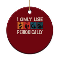 Sarcasm Periodic Table Ceramic Ornament Element Weird Science Joke Gift - Wonder Print Shop