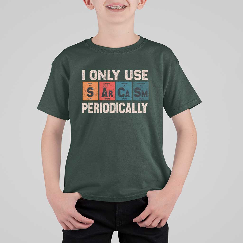 Sarcasm Periodic Table T Shirt For Kid Element Weird Science Joke Gift - Wonder Print Shop