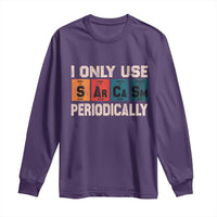 Sarcasm Periodic Table Long Sleeve Shirt Element Weird Science Joke Gift - Wonder Print Shop