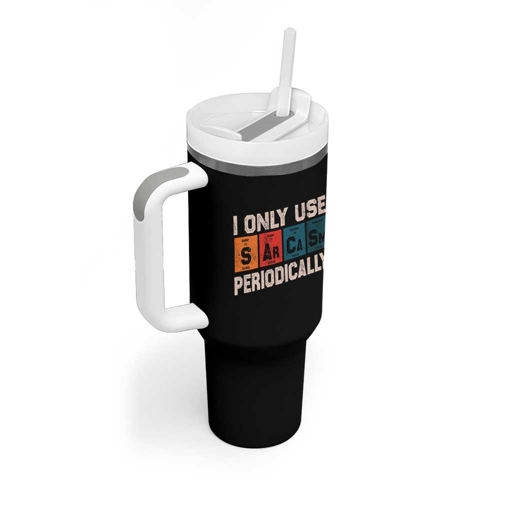 Sarcasm Periodic Table Tumbler With Handle Element Weird Science Joke Gift - Wonder Print Shop