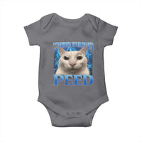 Meme Cat Baby Onesie Funny Weird Humor Consider Your Pants Peed - Wonder Print Shop