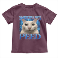 Meme Cat Toddler T Shirt Funny Weird Humor Consider Your Pants Peed - Wonder Print Shop
