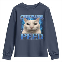 Meme Cat Youth Sweatshirt Funny Weird Humor Consider Your Pants Peed - Wonder Print Shop