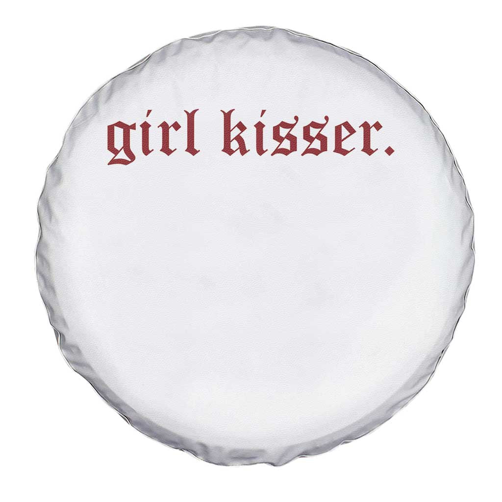 Girl Kisser Spare Tire Cover Funny Lesbian Pride - Wonder Print Shop