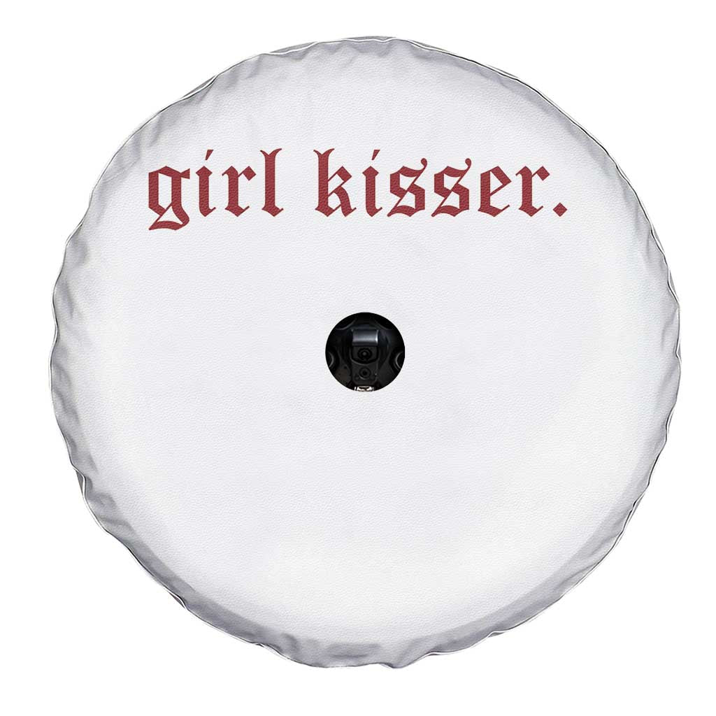 Girl Kisser Spare Tire Cover Funny Lesbian Pride - Wonder Print Shop