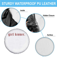 Girl Kisser Spare Tire Cover Funny Lesbian Pride - Wonder Print Shop