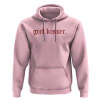 Girl Kisser Hoodie Funny Lesbian Pride - Wonder Print Shop