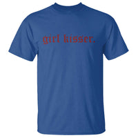 Girl Kisser T Shirt Funny Lesbian Pride - Wonder Print Shop