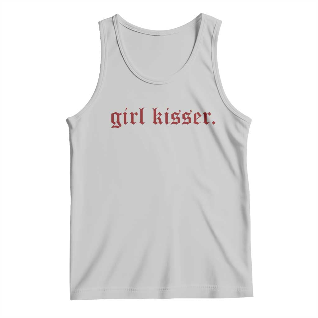 Girl Kisser Tank Top Funny Lesbian Pride - Wonder Print Shop