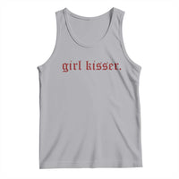 Girl Kisser Tank Top Funny Lesbian Pride - Wonder Print Shop