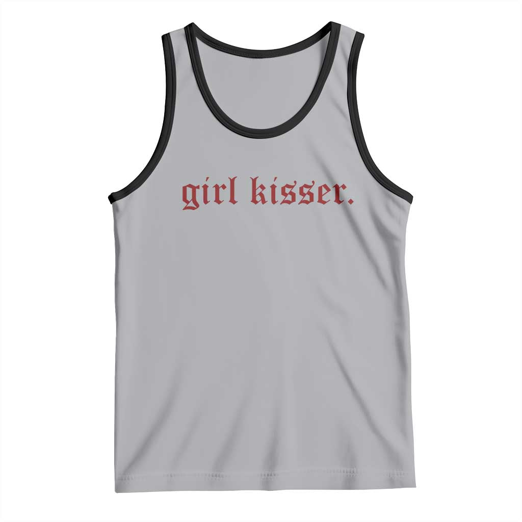 Girl Kisser Tank Top Funny Lesbian Pride - Wonder Print Shop