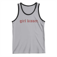 Girl Kisser Tank Top Funny Lesbian Pride - Wonder Print Shop