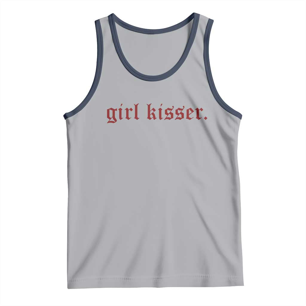 Girl Kisser Tank Top Funny Lesbian Pride - Wonder Print Shop