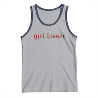 Girl Kisser Tank Top Funny Lesbian Pride - Wonder Print Shop