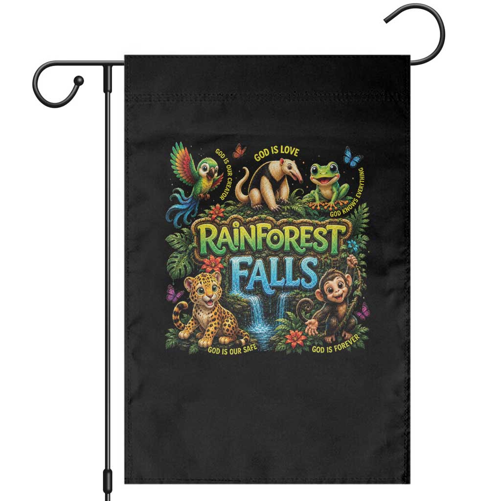 VBS 2026 Garden Flag Rainforest Falls Exploring The Nature of God VBS 2026