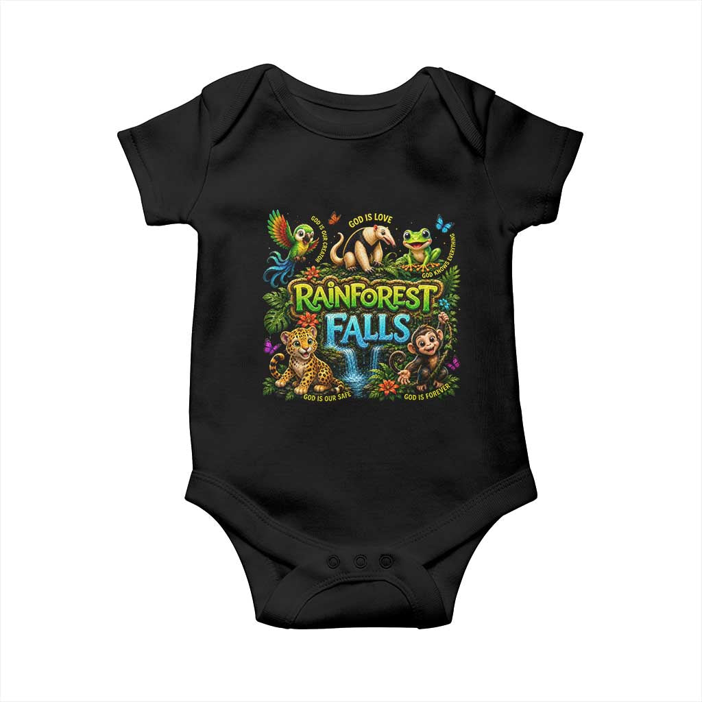 VBS 2026 Baby Onesie Rainforest Falls Exploring The Nature of God VBS 2026