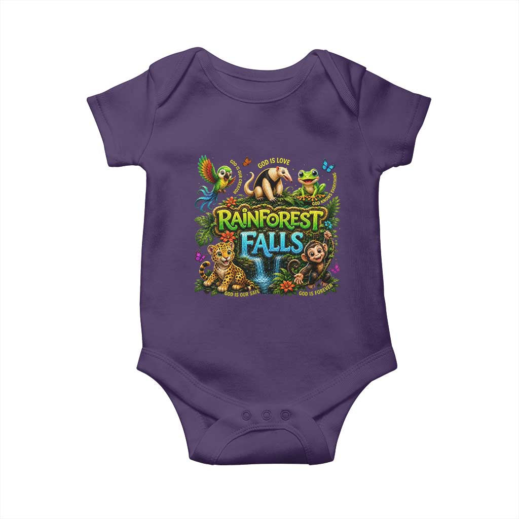 VBS 2026 Baby Onesie Rainforest Falls Exploring The Nature of God VBS 2026