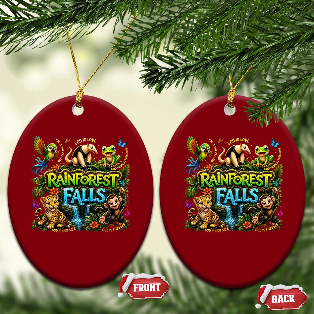 VBS 2026 Ceramic Ornament Rainforest Falls Exploring The Nature of God VBS 2026