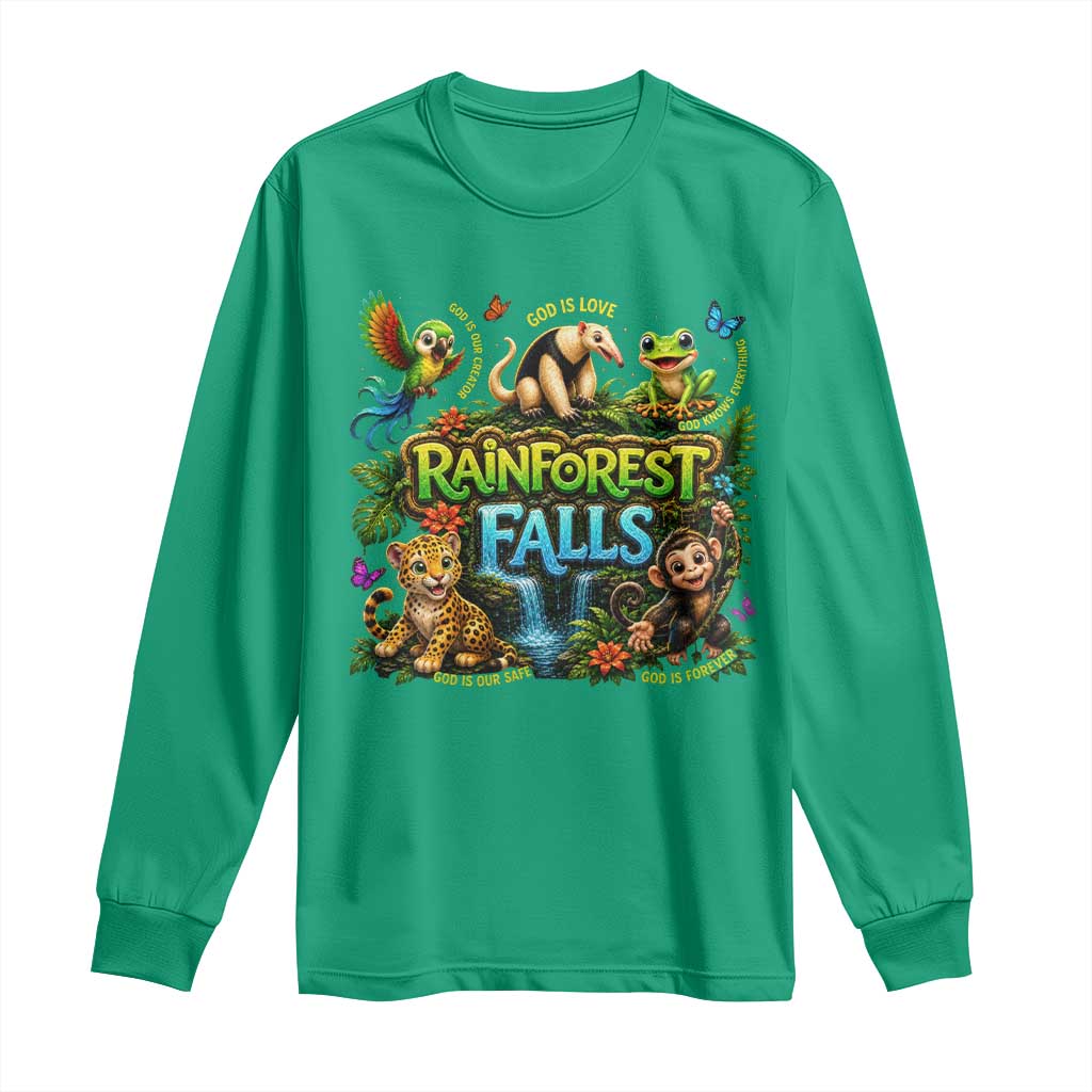 VBS 2026 Long Sleeve Shirt Rainforest Falls Exploring The Nature of God VBS 2026
