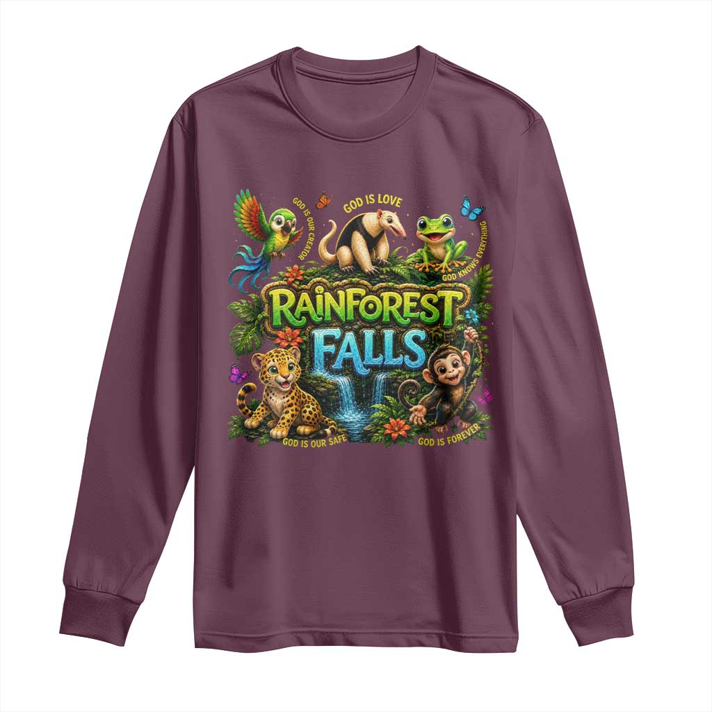 VBS 2026 Long Sleeve Shirt Rainforest Falls Exploring The Nature of God VBS 2026