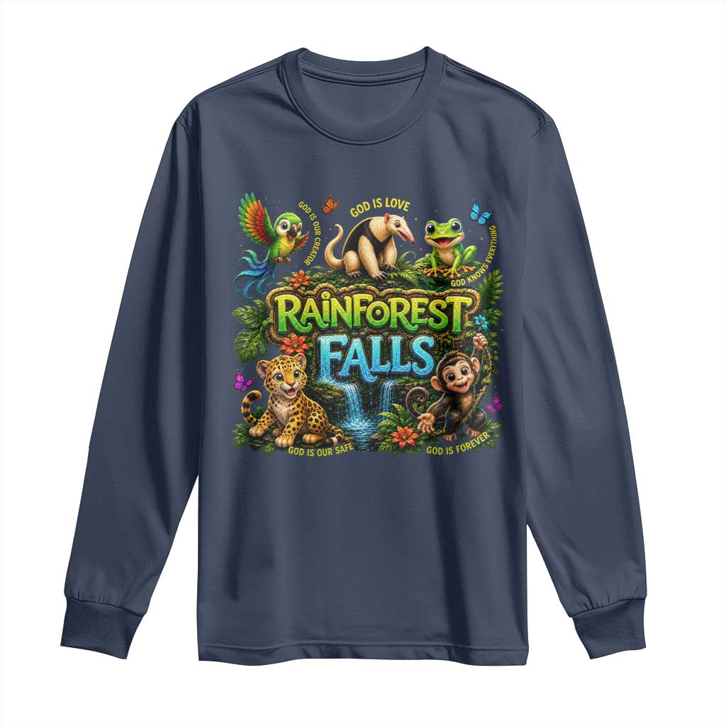 VBS 2026 Long Sleeve Shirt Rainforest Falls Exploring The Nature of God VBS 2026
