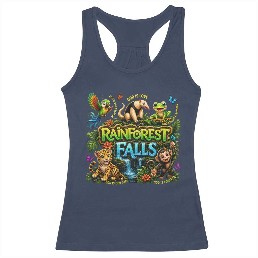 VBS 2026 Racerback Tank Top Rainforest Falls Exploring The Nature of God VBS 2026