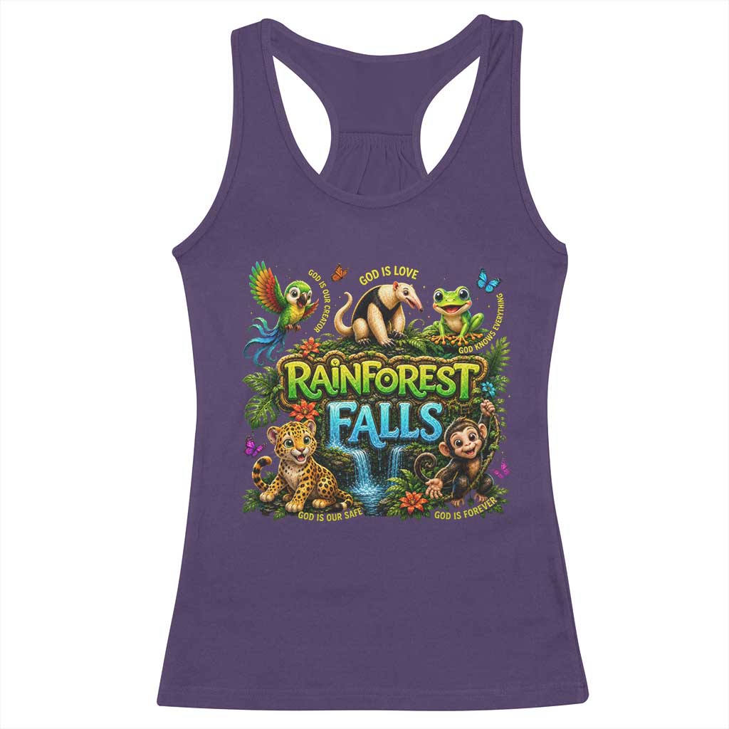 VBS 2026 Racerback Tank Top Rainforest Falls Exploring The Nature of God VBS 2026